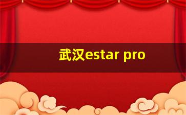 武汉estar pro